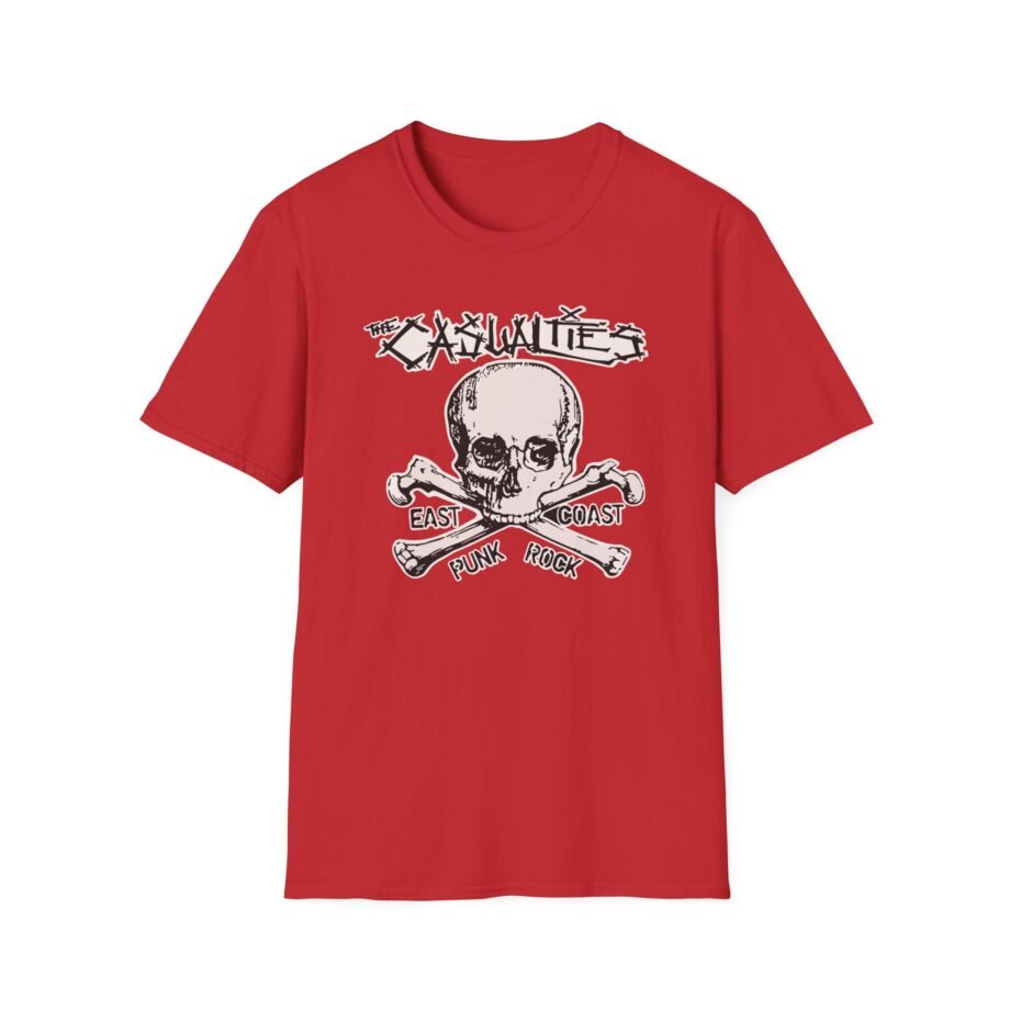 Casualties East Coast Skull Unisex Softstyle T-shirt