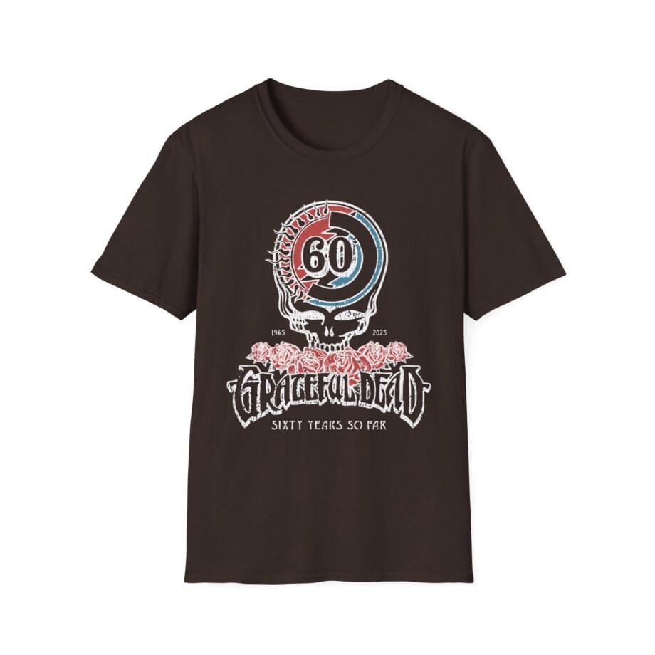 Grateful Dead 60th Anniversary Logo Unisex Softstyle T-shirt