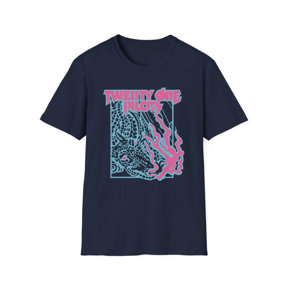 Twenty One Pilots Trash Flames Band Unisex Softstyle T-Shirt