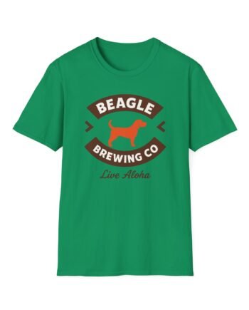 Beagle Aloha Brewing Unisex Softstyle T-Shirt