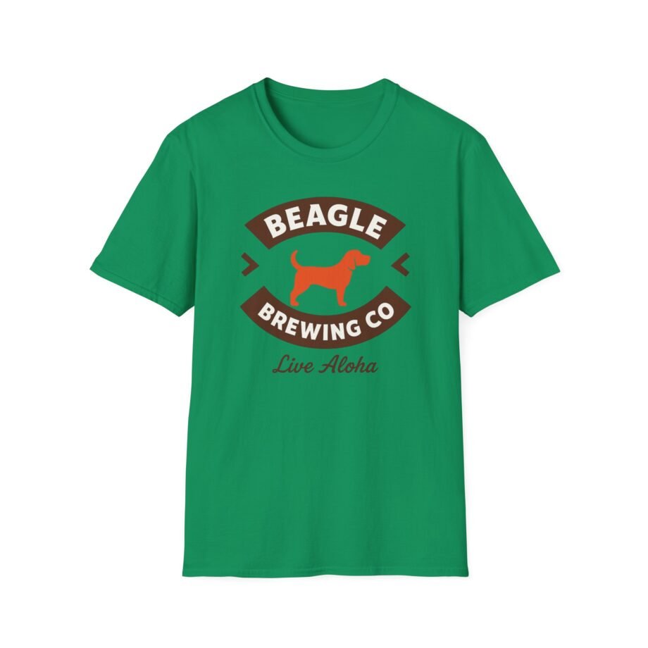 Beagle Aloha Brewing Unisex Softstyle T-Shirt