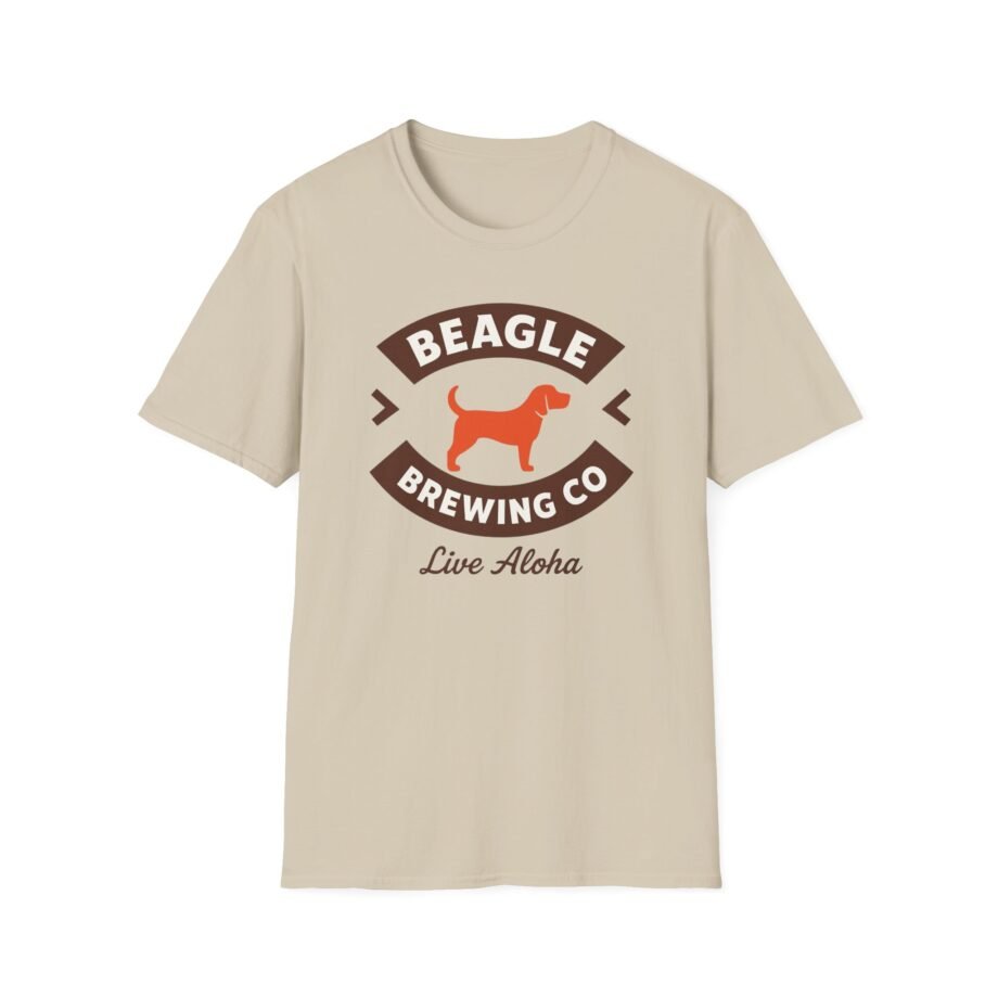 Beagle Aloha Brewing Unisex Softstyle T-Shirt