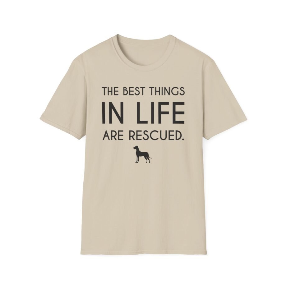 Great Dane Best Things in Life Unisex Softstyle T-shirt