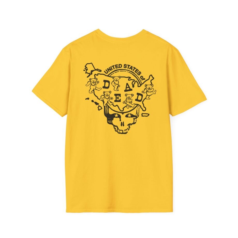 California United States of Dead Unisex Softstyle T-shirt