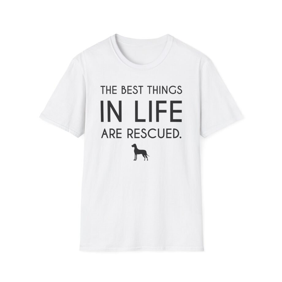 Great Dane Best Things in Life Unisex Softstyle T-shirt
