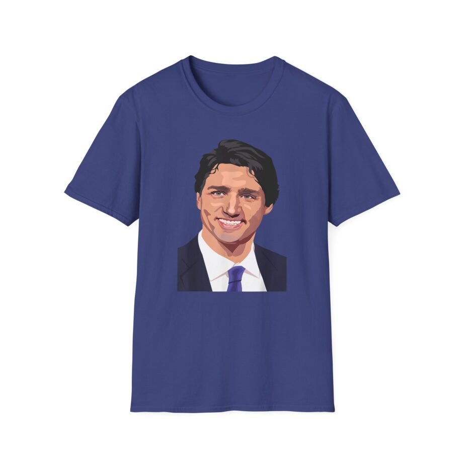 Justin Trudeau Portrait Unisex Softstyle T-shirt