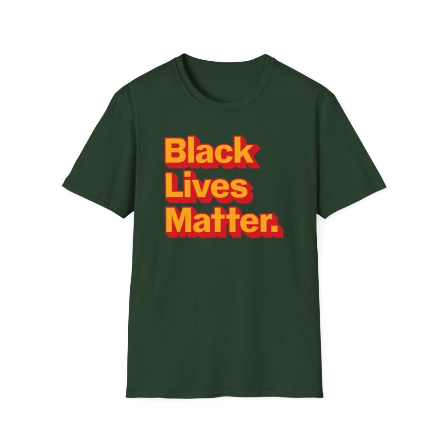 Black Lives Matter Blm Graphic Logo Unisex Softstyle T-shirt
