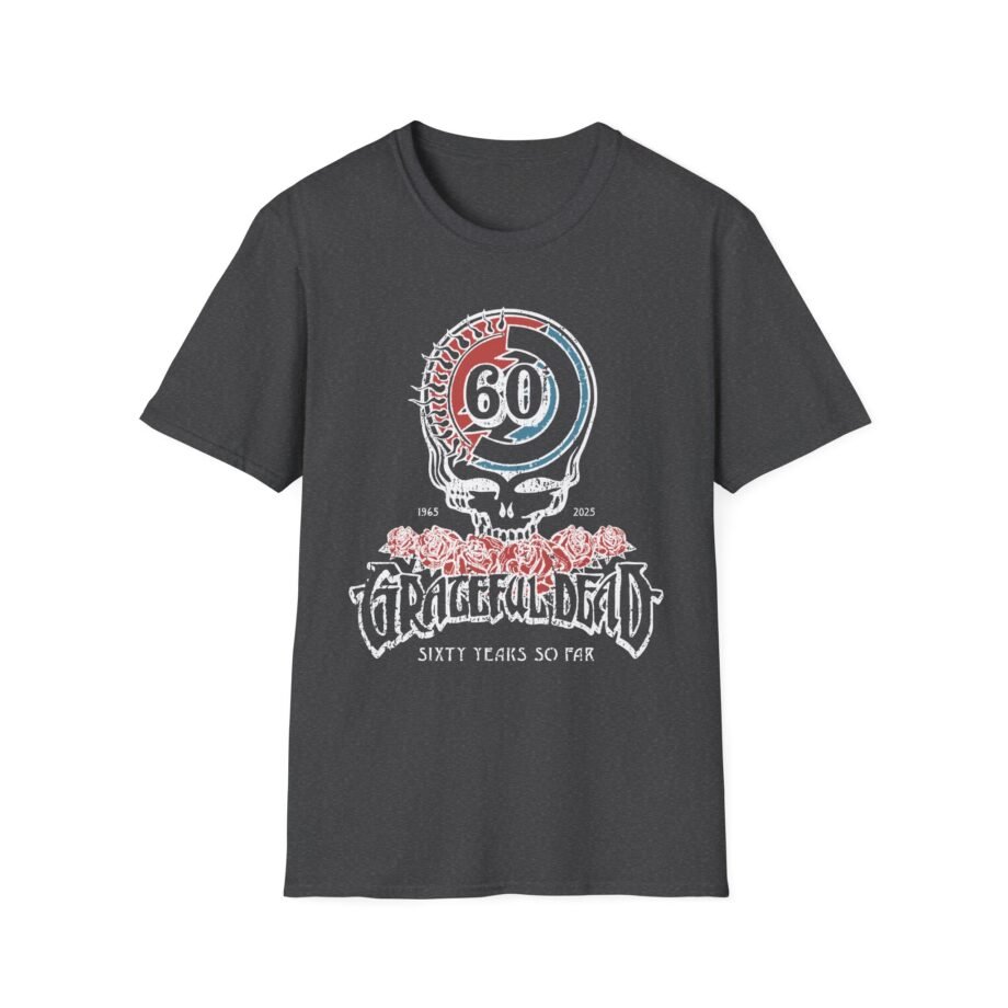 Grateful Dead 60th Anniversary Logo Unisex Softstyle T-shirt