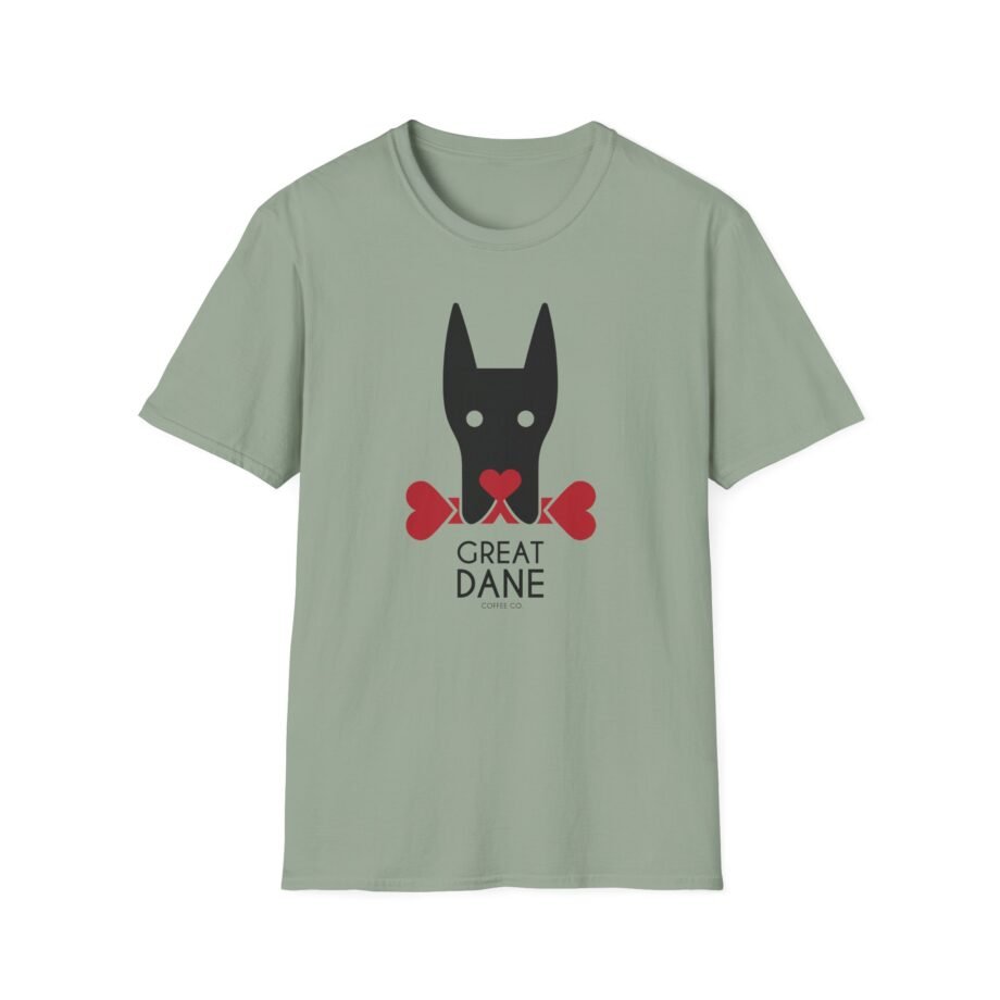Great Dane Love Unisex Softstyle T-shirt