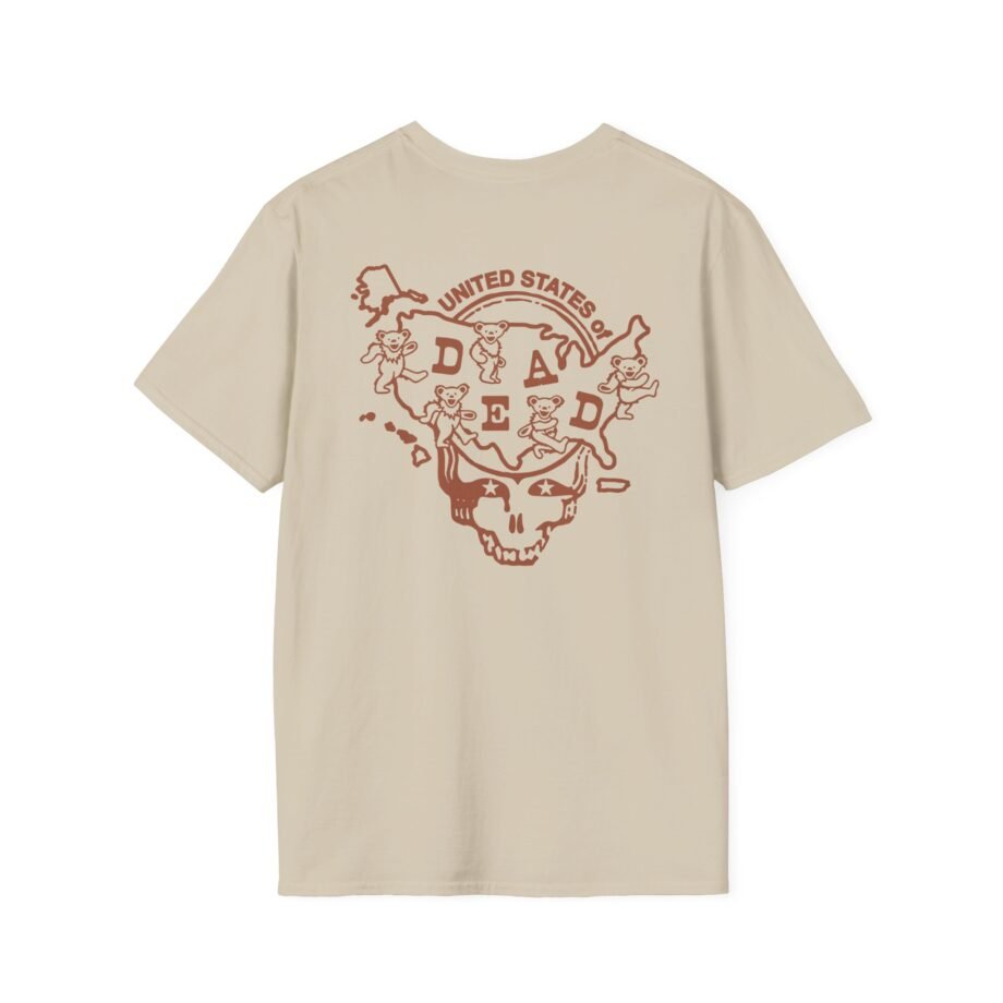 Massachusetts United States of Dead Unisex Softstyle T-shirt