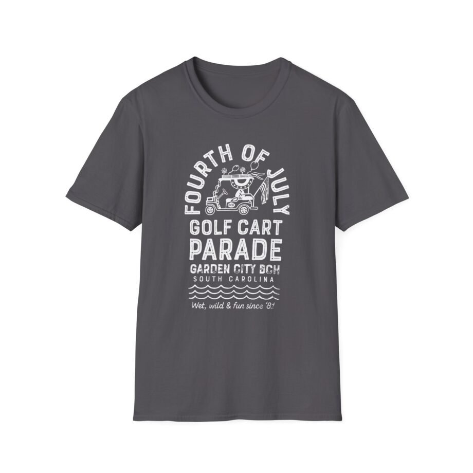Fourth of July Golf Cart Parade Unisex Softstyle T-shirt