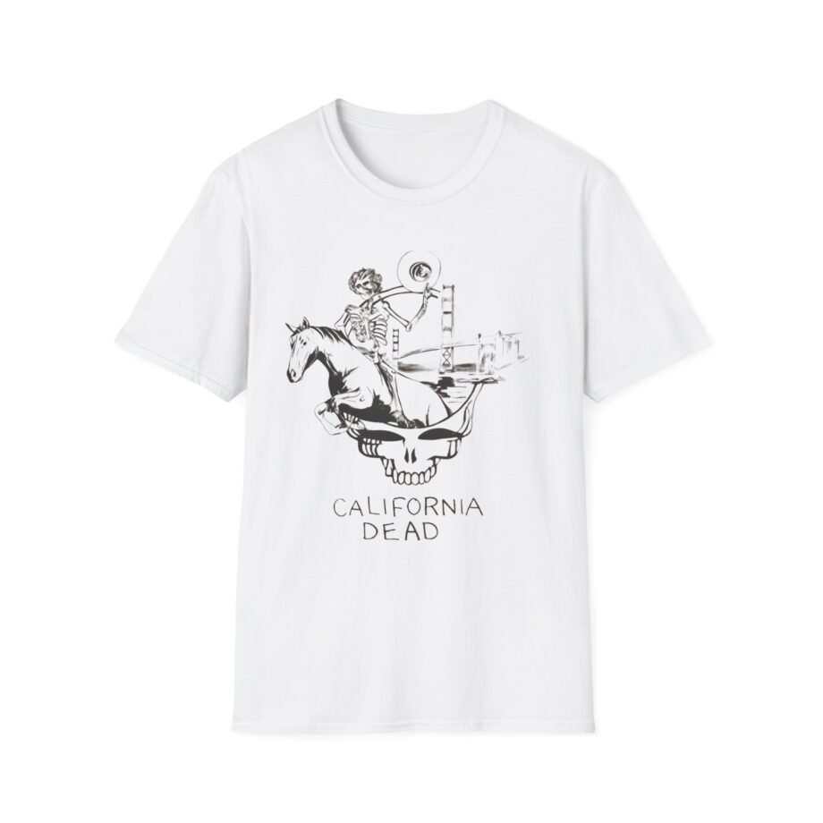California United States of Dead Unisex Softstyle T-shirt