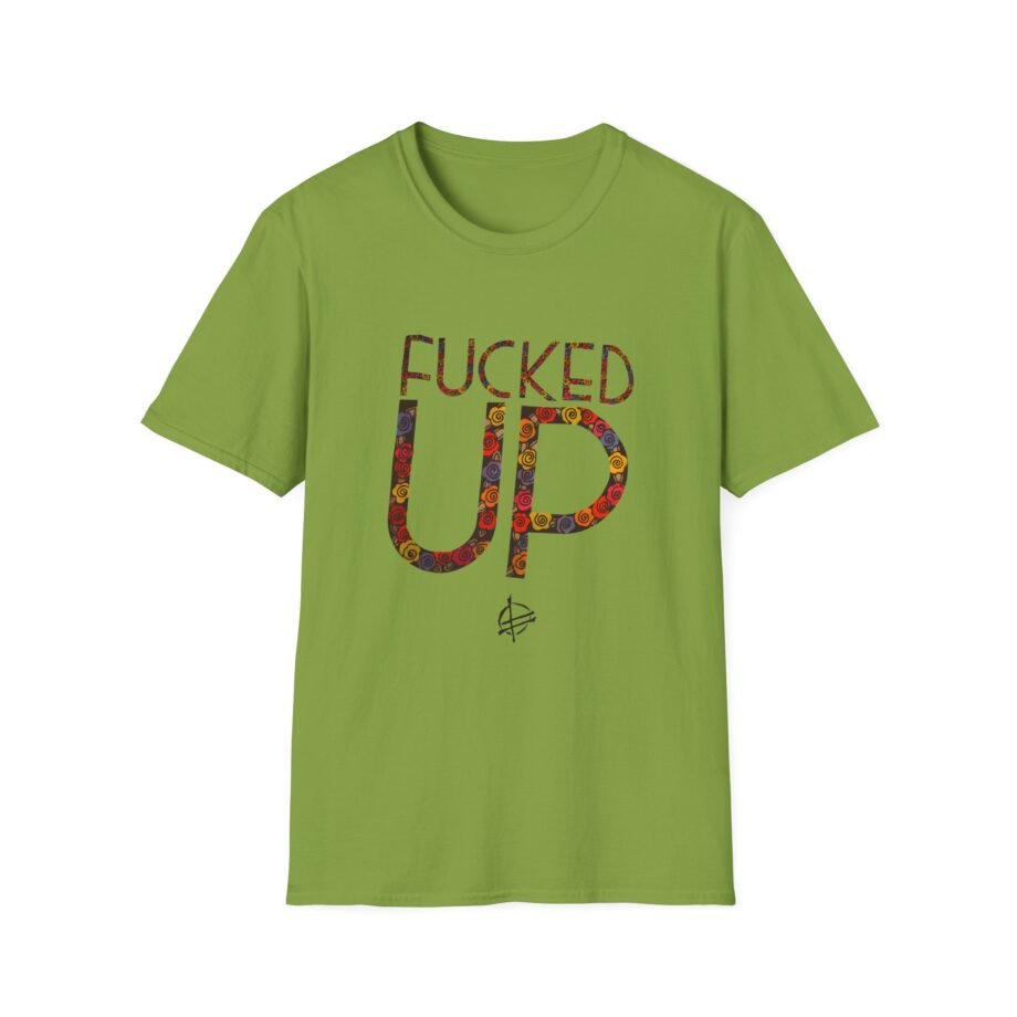 Fucked Up Flower Unisex Soft-style T-shirt