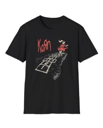Korn Follow Hopscotch Unisex Softstyle T-shirt