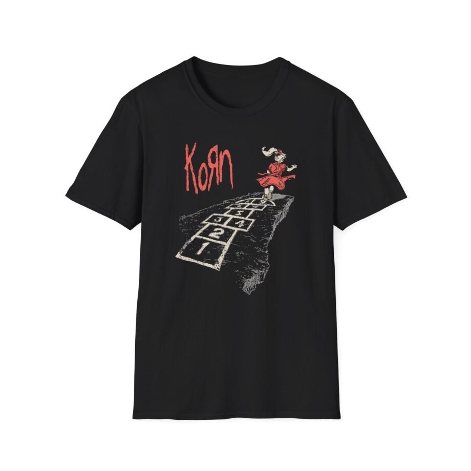 Korn Follow Hopscotch Unisex Softstyle T-shirt