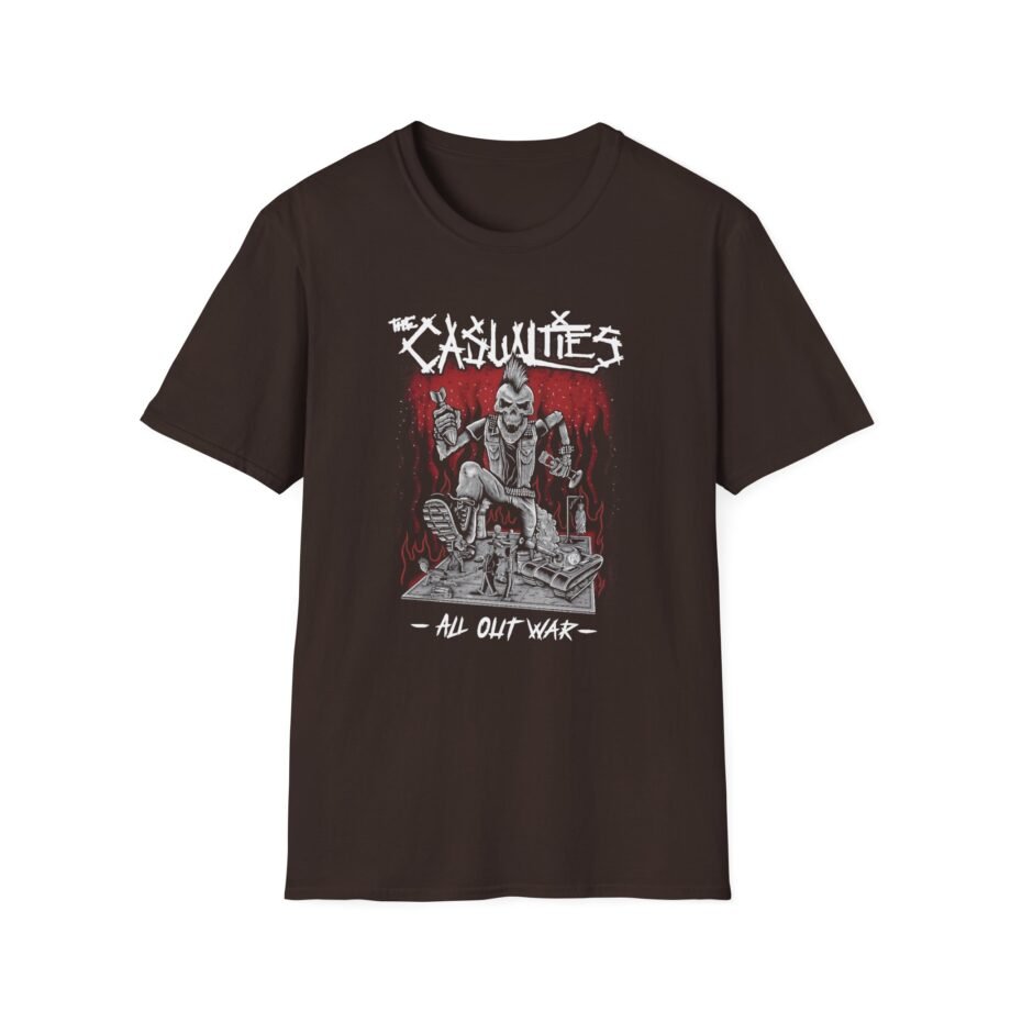Casualties All Out War Unisex Softstyle T-shirt