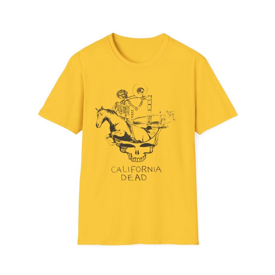 California United States of Dead Unisex Softstyle T-shirt