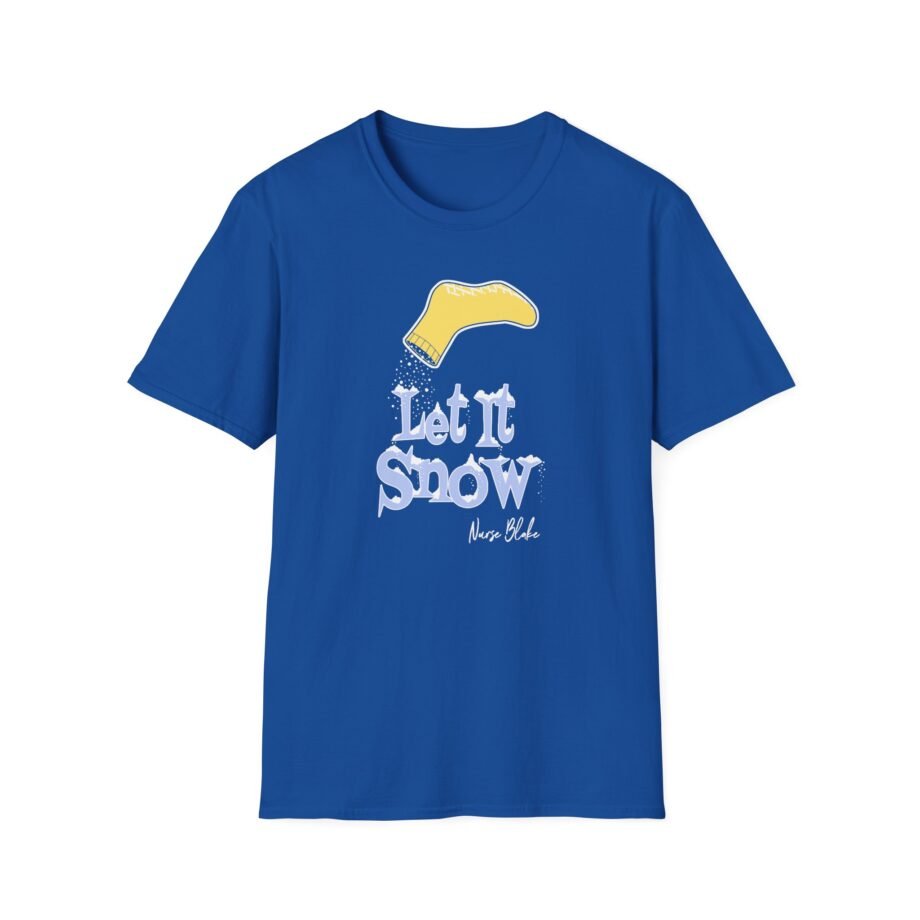 Nurse Let It Snow Unisex Softstyle T-shirt