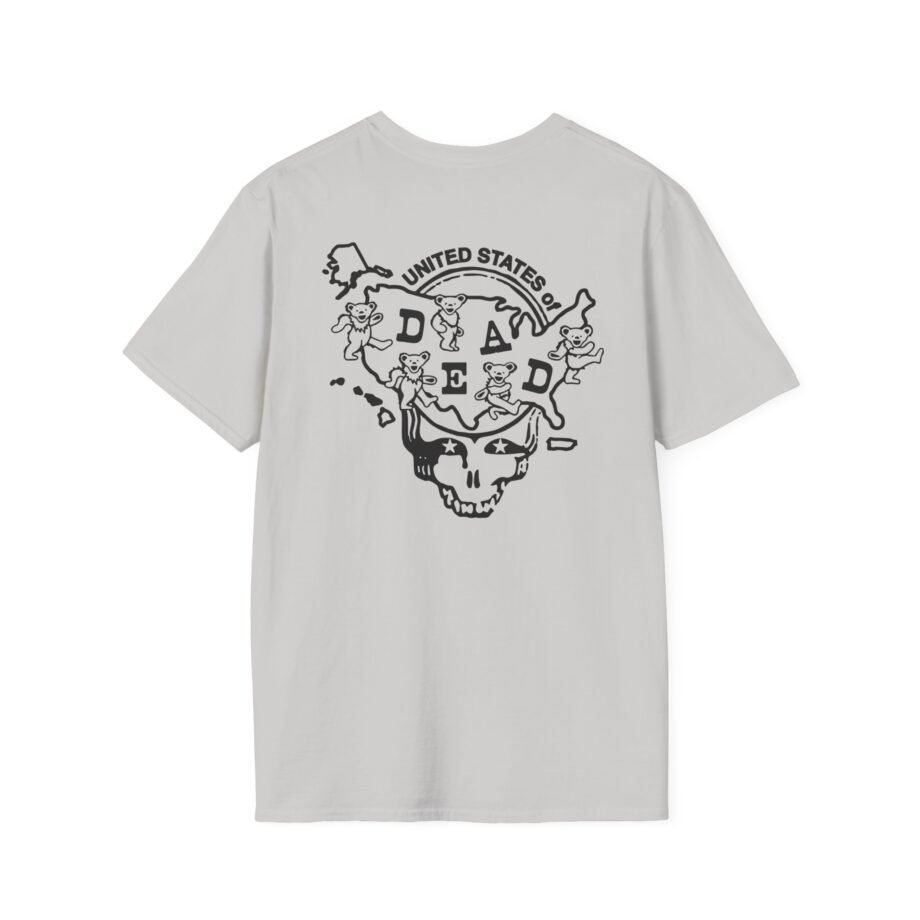 California United States of Dead Unisex Softstyle T-shirt