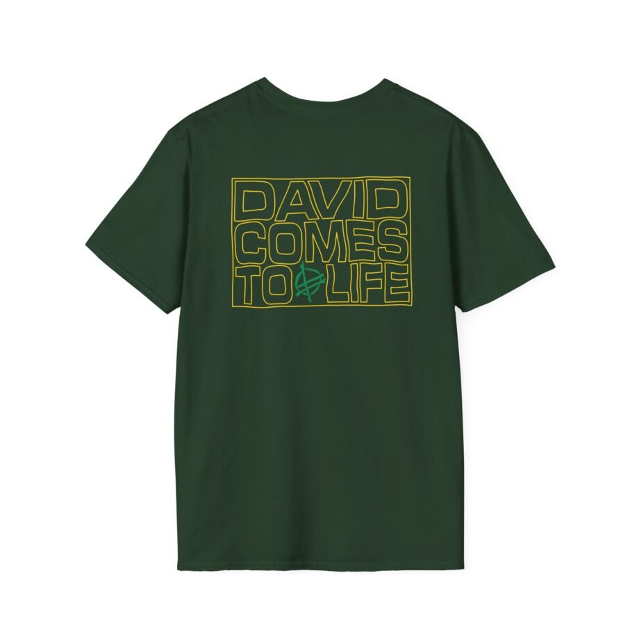 Fucked Up David Comes to Life Unisex Soft-style T-shirt
