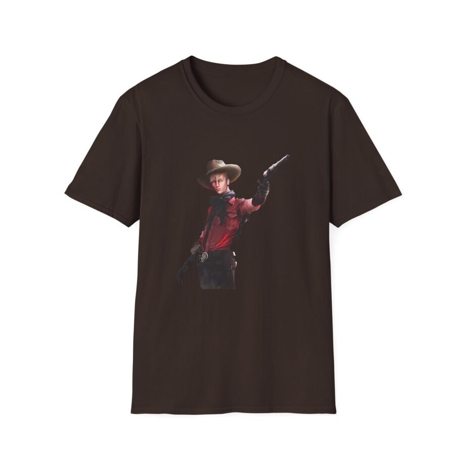 Machine Gun Kelly Outlaw Rodeohouston Unisex Softstyle T-shirt