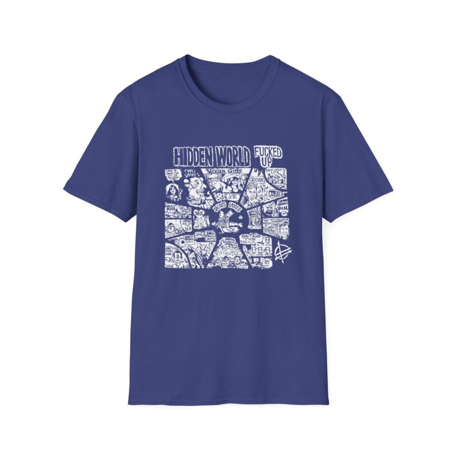 Fucked Up Hidden World Unisex Soft-style T-shirt