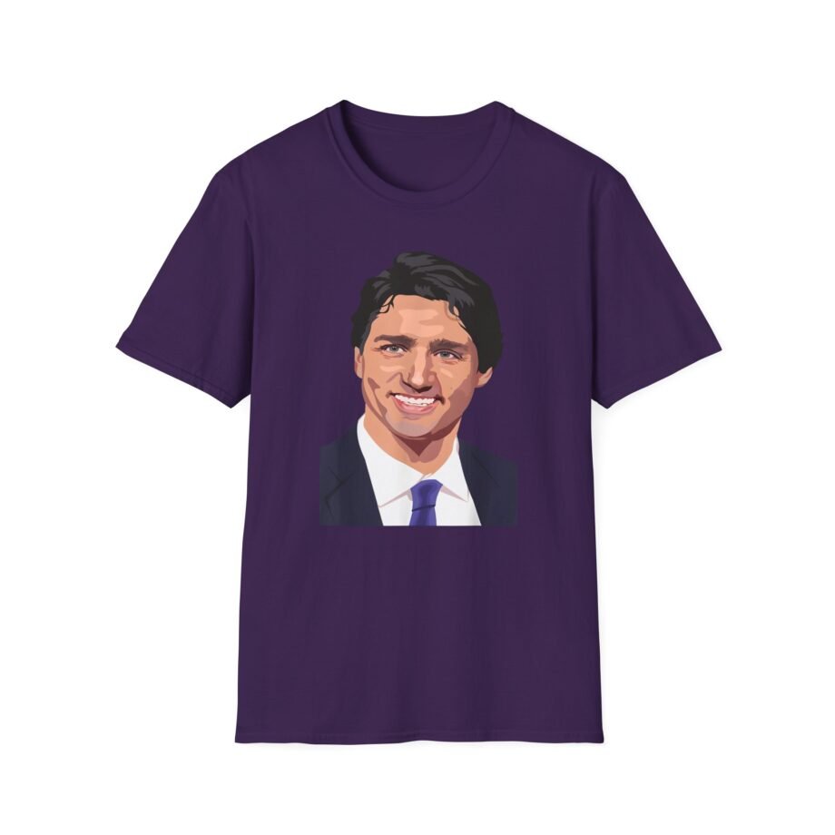 Justin Trudeau Portrait Unisex Softstyle T-shirt