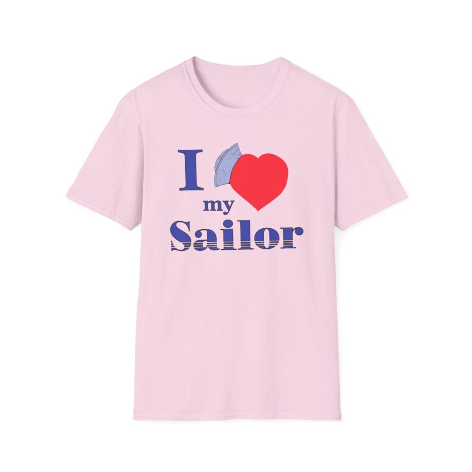 I Love My Sailor Unisex Softstyle T-Shirt