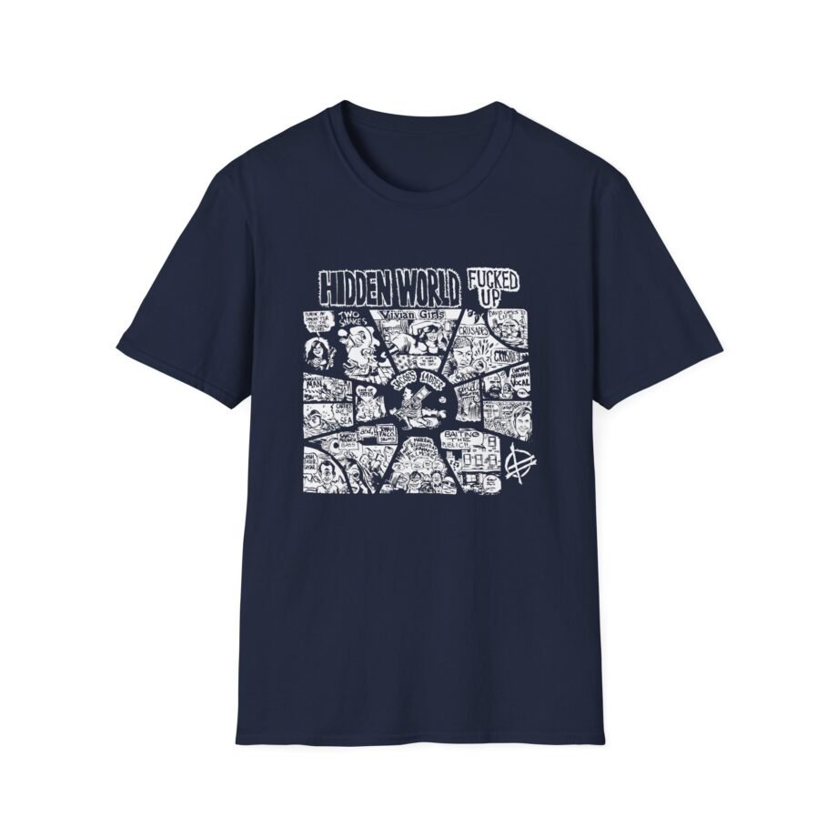Fucked Up Hidden World Unisex Soft-style T-shirt