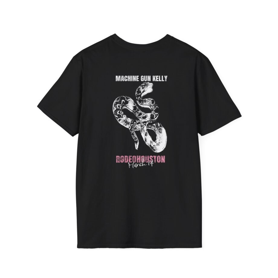 Machine Gun Kelly Outlaw Rodeohouston Unisex Softstyle T-shirt