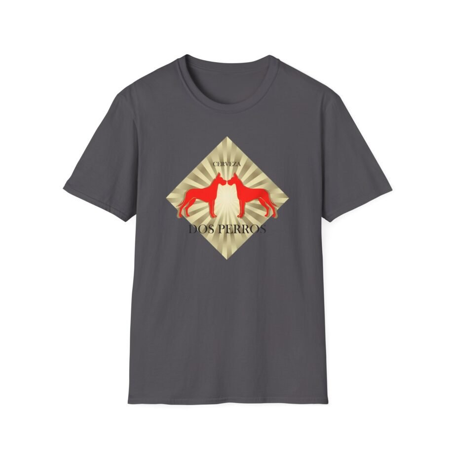 Great Dane Dos Perros Unisex Softstyle T-shirt