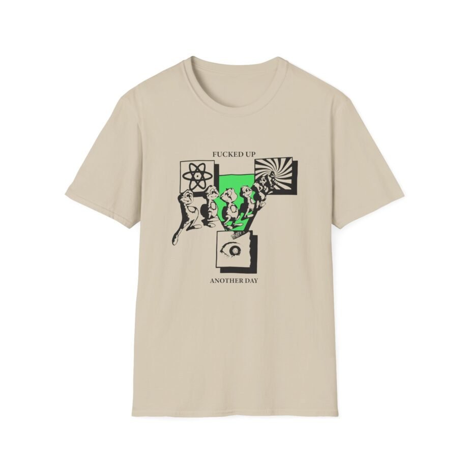 Fucked Up Another Day Lemmings Unisex Soft-style T-shirt