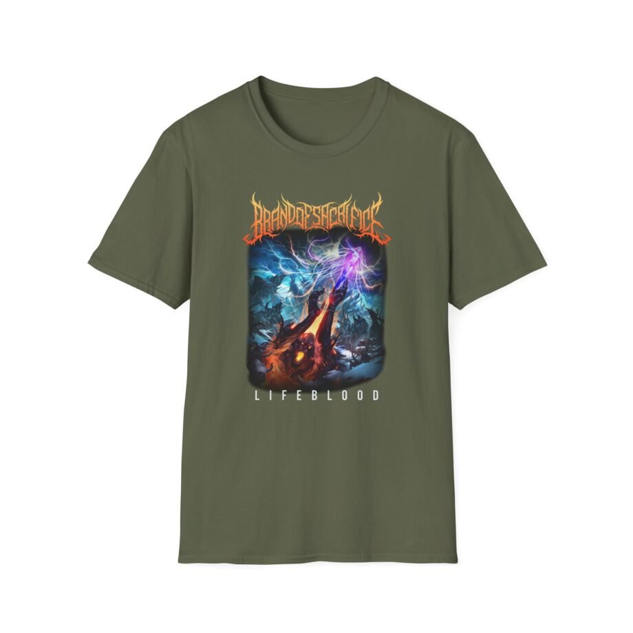 Brand of Sacrifice Lifeblood Album Unisex Softstyle T-shirt