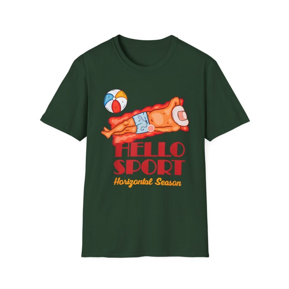 Hello Sport Horizontal Season Unisex Softstyle T-shirt