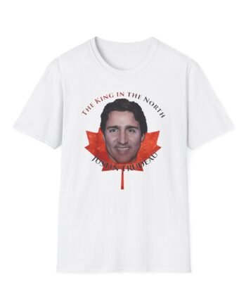 Justin Trudeau King in the North, Canada Unisex Softstyle T-shirt