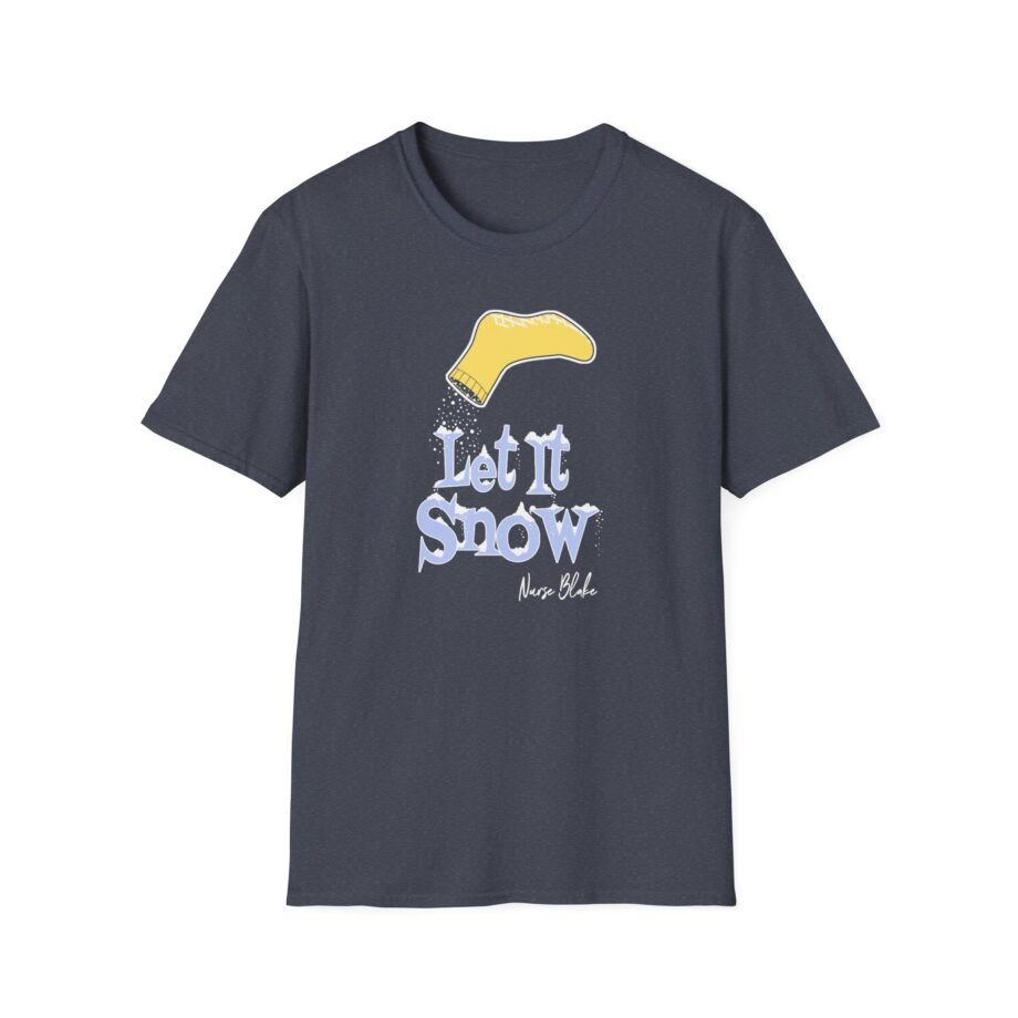 Nurse Let It Snow Unisex Softstyle T-shirt
