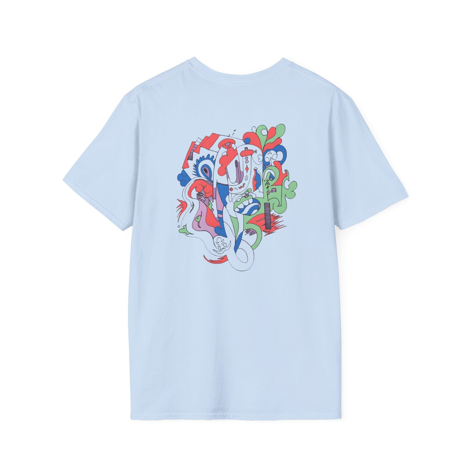 Mac Miller Faces Smile Unisex Softstyle T-shirt