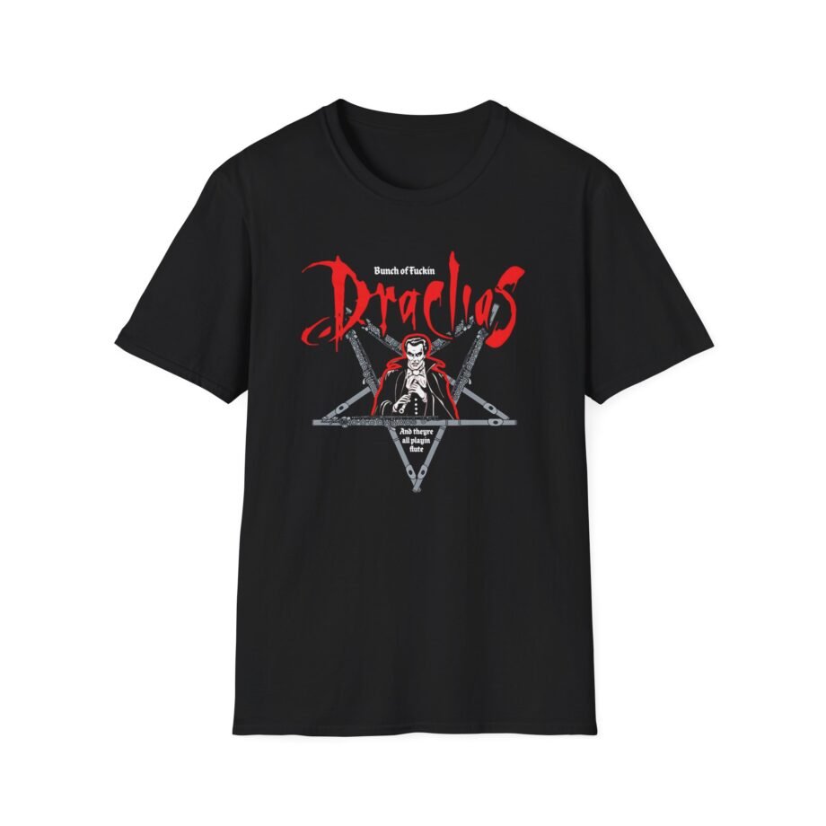 Tom Cardy Draculas Unisex Softstyle T-shirt