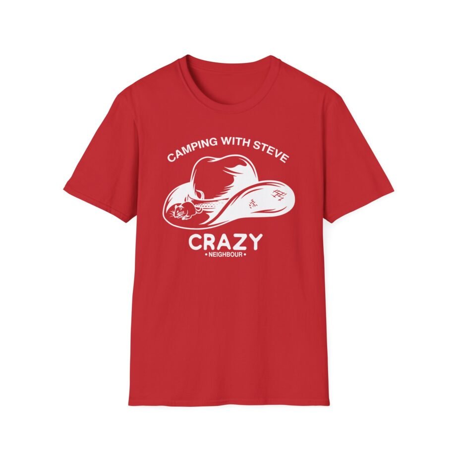 Steve Wallis Crazy Neighbour Unisex Softstyle T-Shirt