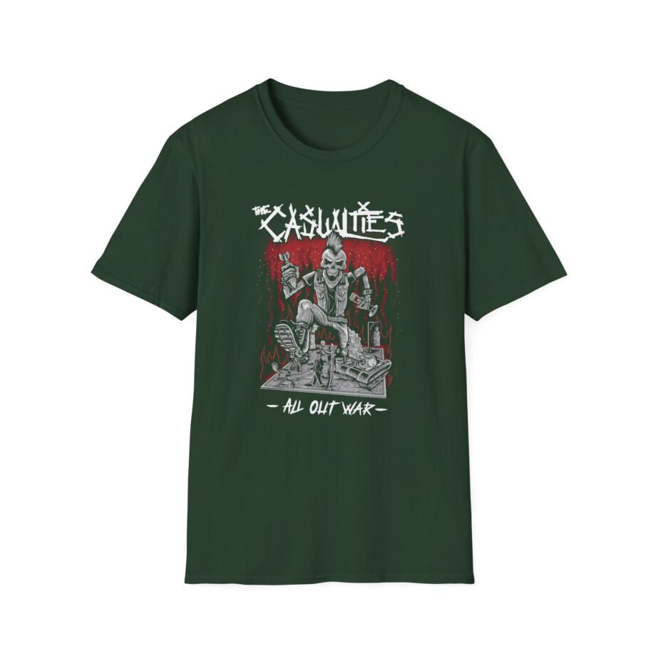 Casualties All Out War Unisex Softstyle T-shirt