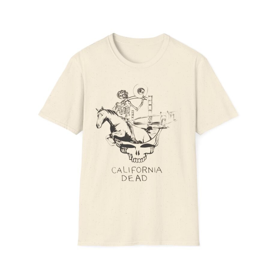 California United States of Dead Unisex Softstyle T-shirt