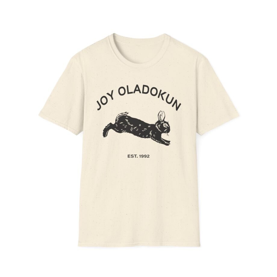 Joy Oladokun Burnt Orange Hare Unisex Softstyle T-shirt