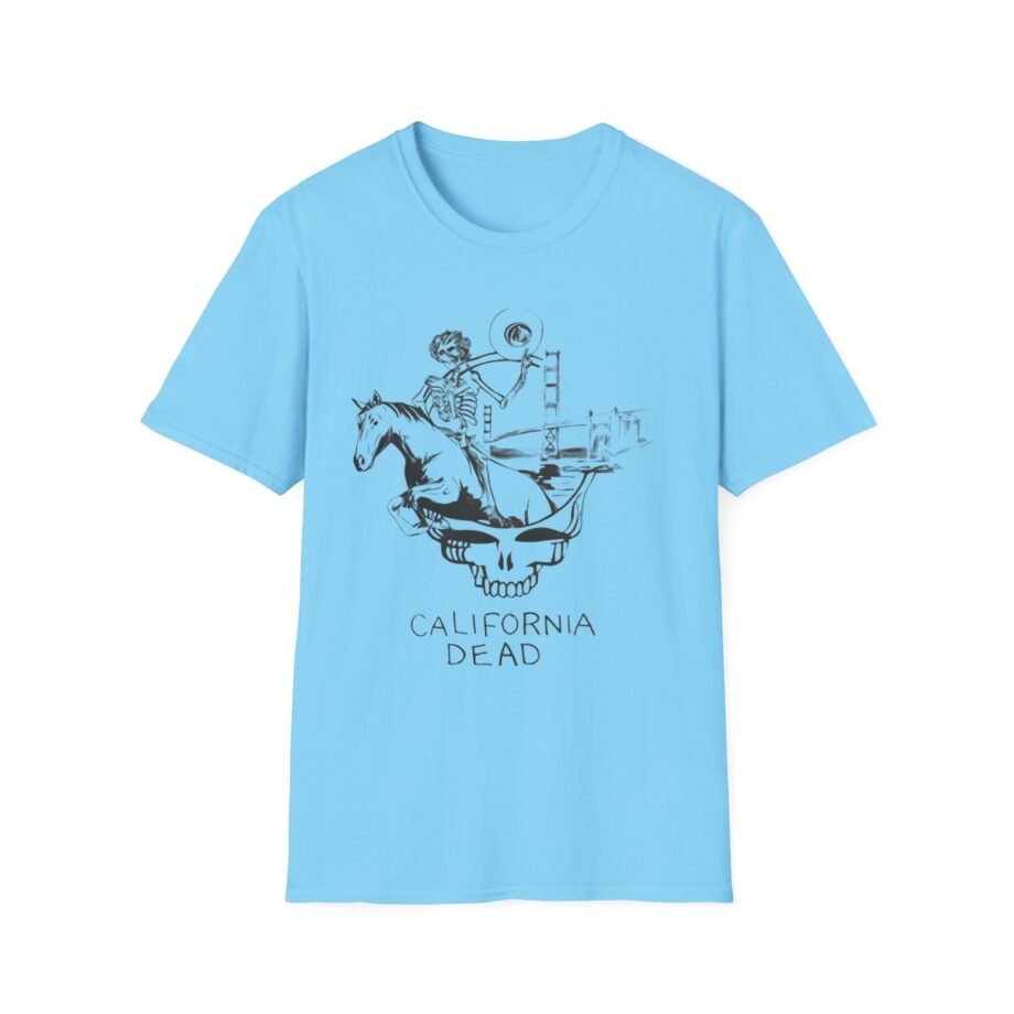 California United States of Dead Unisex Softstyle T-shirt