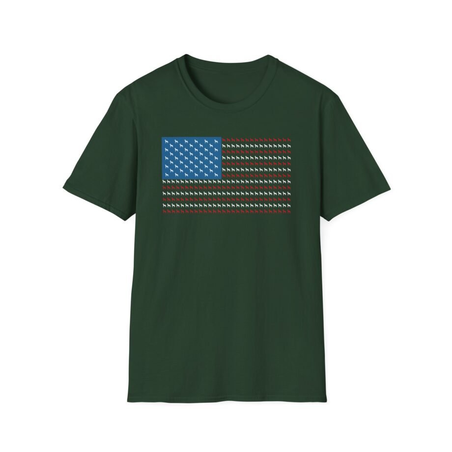 Great Dane American Dane Too Unisex Softstyle T-shirt