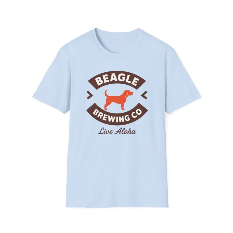Beagle Aloha Brewing Unisex Softstyle T-Shirt