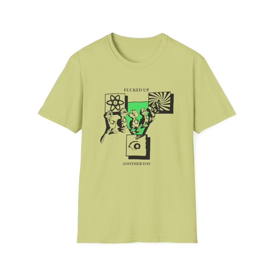 Fucked Up Another Day Lemmings Unisex Soft-style T-shirt