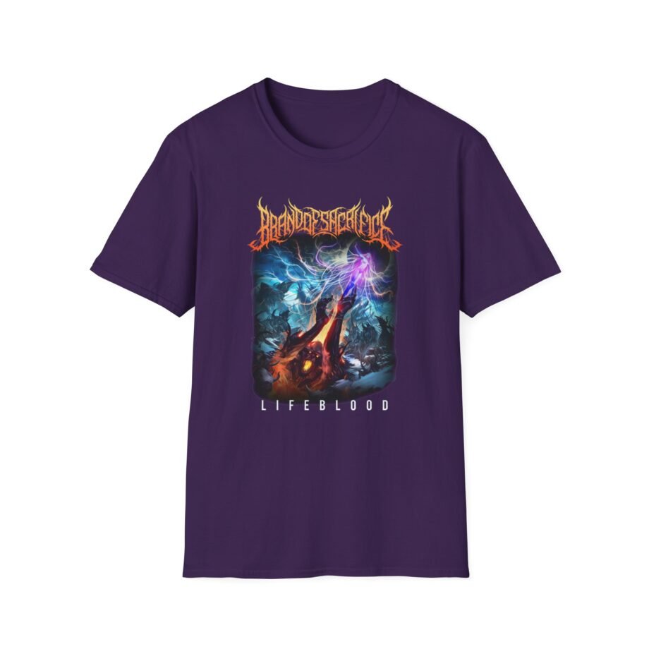 Brand of Sacrifice Lifeblood Album Unisex Softstyle T-shirt