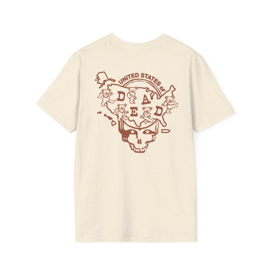 Massachusetts United States of Dead Unisex Softstyle T-shirt