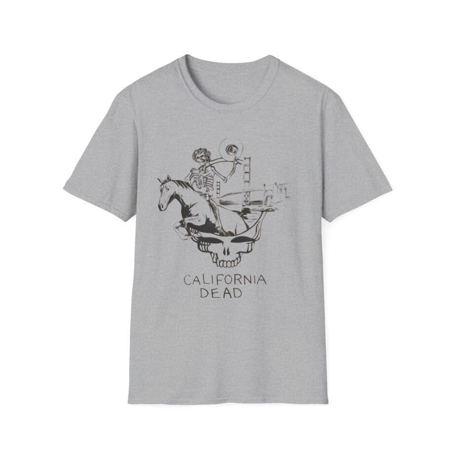 California United States of Dead Unisex Softstyle T-shirt