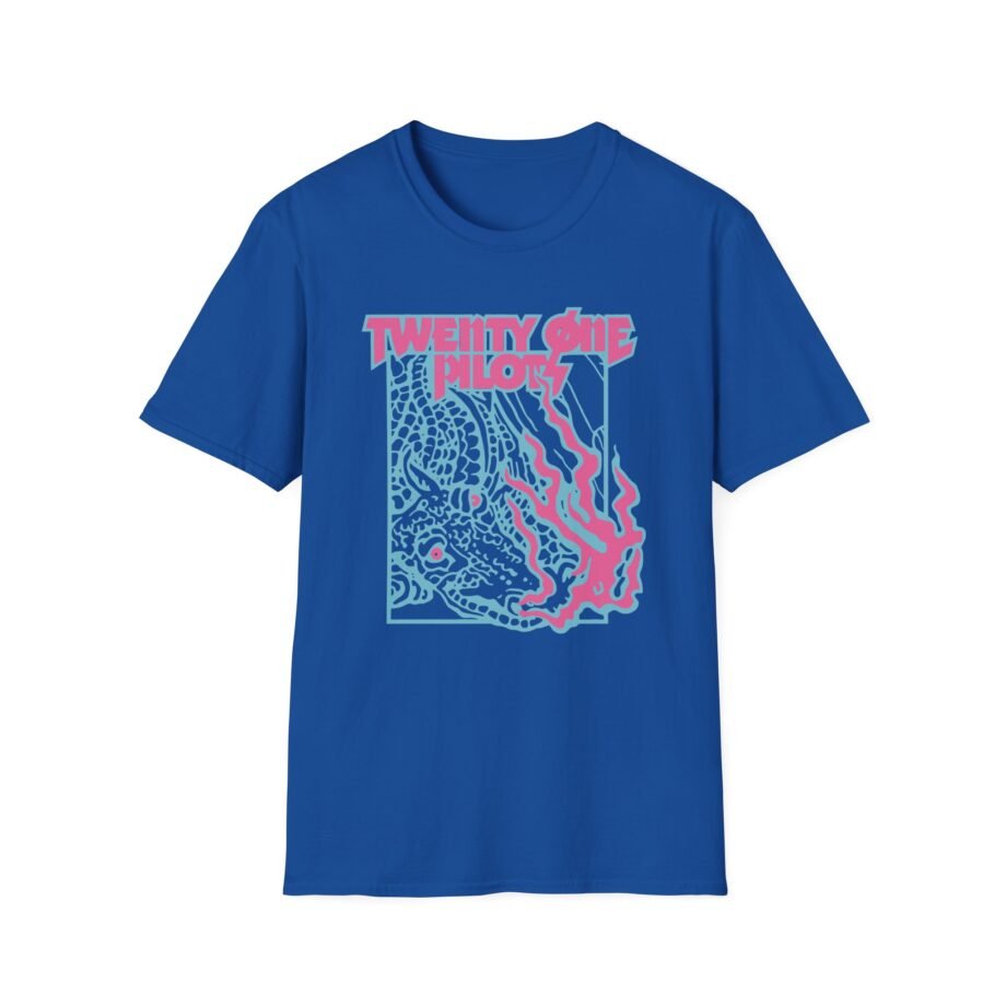 Twenty One Pilots Trash Flames Band Unisex Softstyle T-Shirt